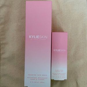 Kylie skin face wash and facial oil